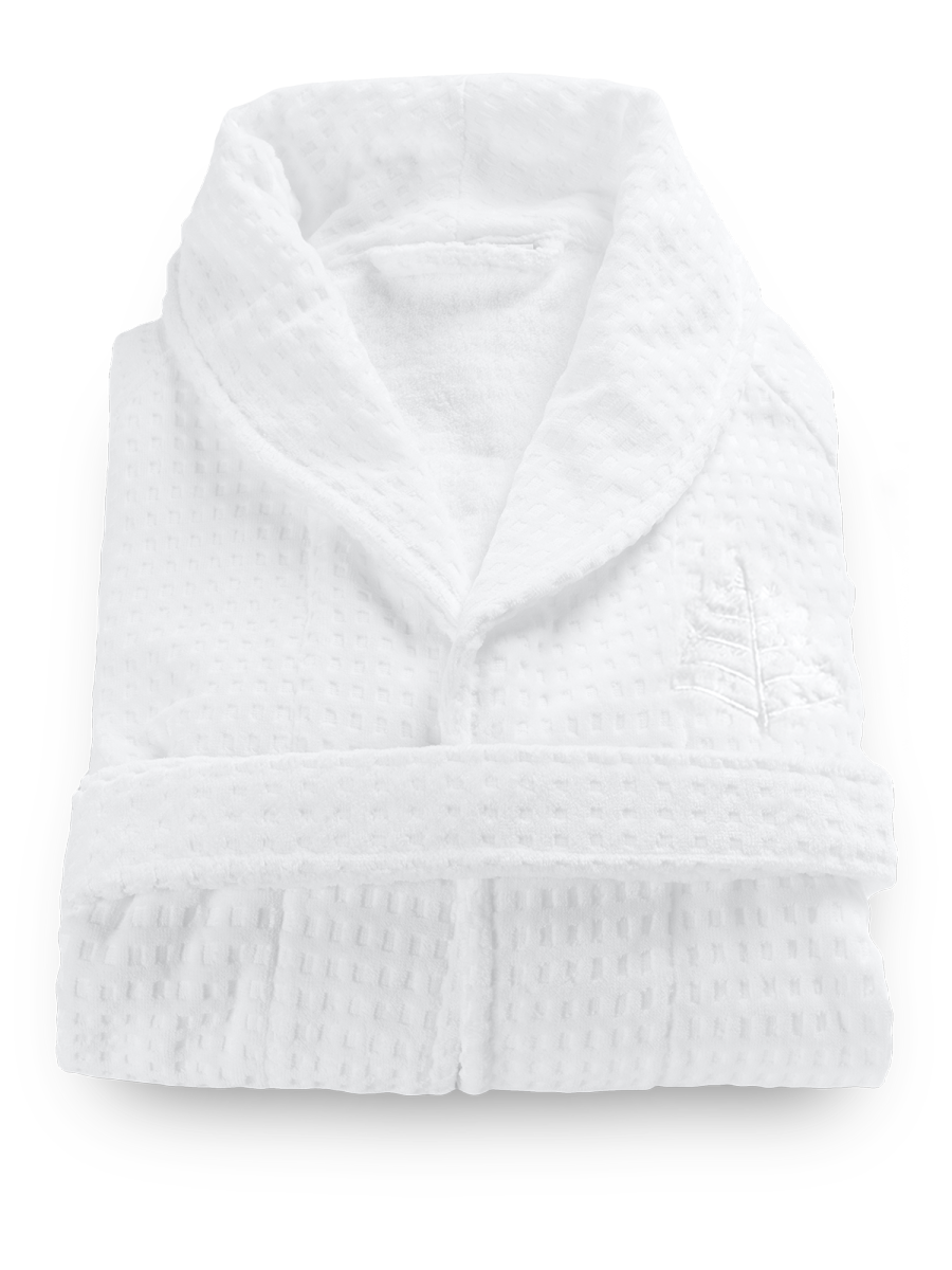 Bath Robe - Signature White /